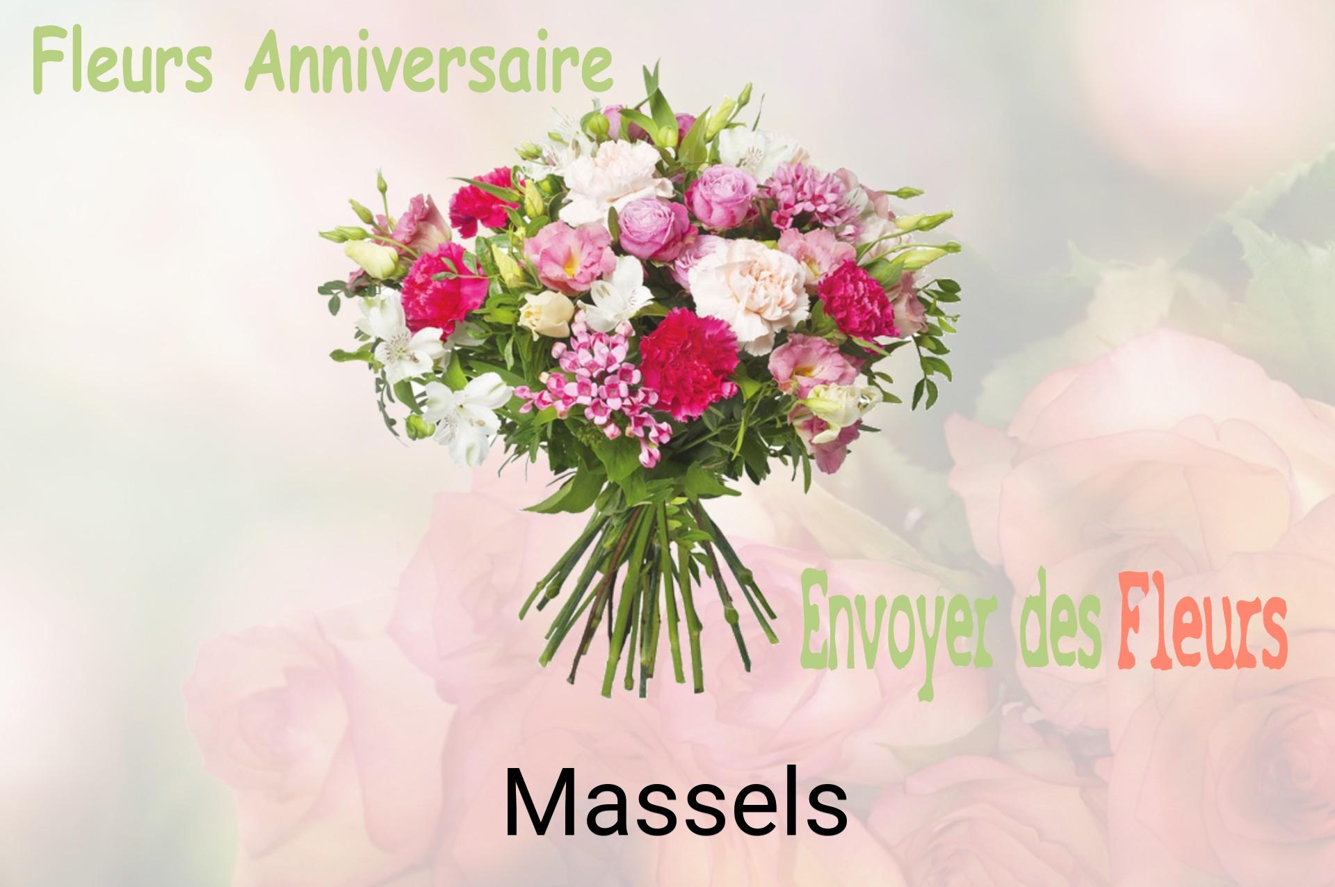 Bouquet de fleurs d’anniversaire livré à Massels